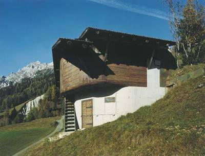 Stall, 1937, Beobachtungsbunker, Sufers GR.  » Klicken zum Vergrössern ->