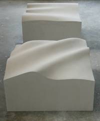 Skulptur 2 u. 3 (1-6), 2008-2009.  &raquo; Klicken zum Vergr&ouml;ssern ->